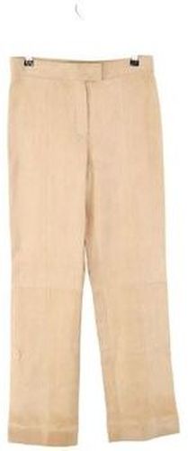 Pantalon Pantalon droit en daim beige Beige - Stouls - Modalova