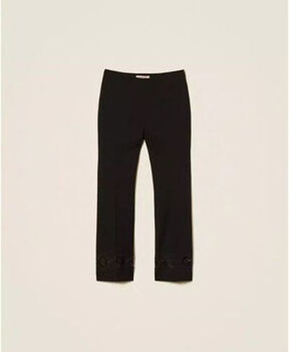 Pantalon PANTALONI CON RICAMO A FIORI Art. 252TP2101 multicolor - Twin Set - Modalova