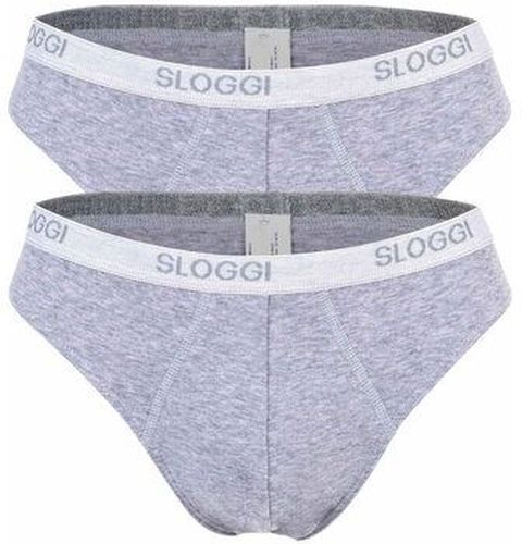 Slips Slip Paquet de 2 Basic Mini Gris - Sloggi - Modalova