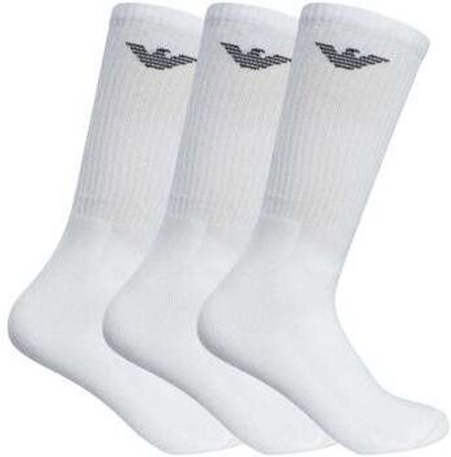 Socquettes Emporio Armani Lot de 3 paires de chaussettes courtes Blanc - Giorgio Armani - Modalova