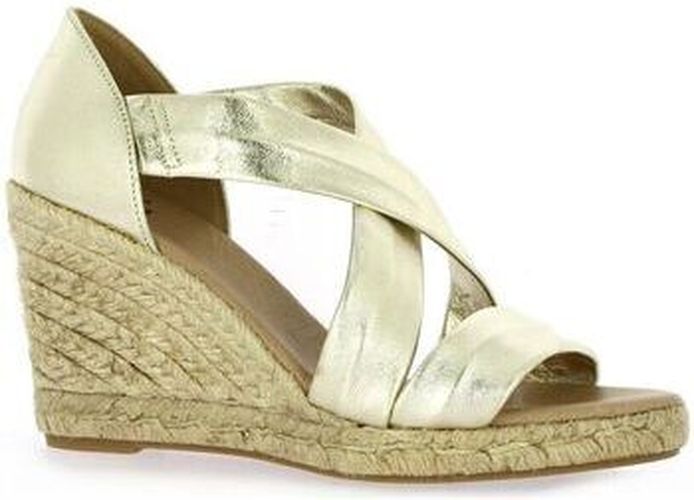 Espadrilles Espadrilles cuir laminé Doré - Exit - Modalova