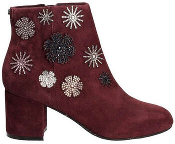 Bottes Bottines en daim Malvina Bordeaux Rouge - Guess - Modalova
