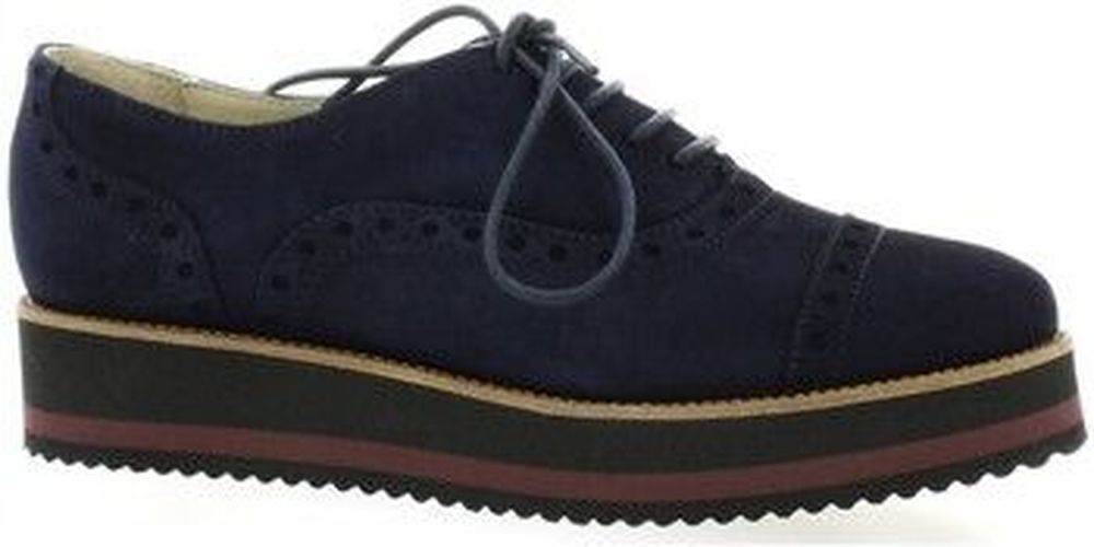 Derbies Derby cuir velours Marine - Exit - Modalova