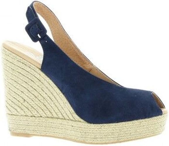 Espadrilles Espadrille cuir velours Marine - Pao - Modalova