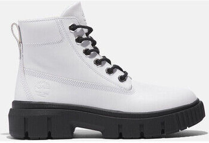 Bottines Grey mid lace boot Blanc - Timberland - Modalova