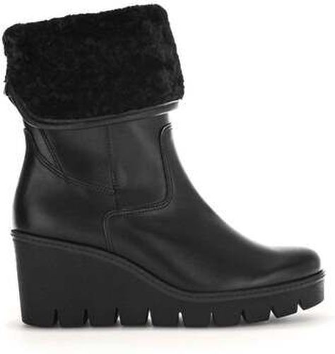 Bottines Bottines en plain leather à talon compensé Noir - Gabor - Modalova