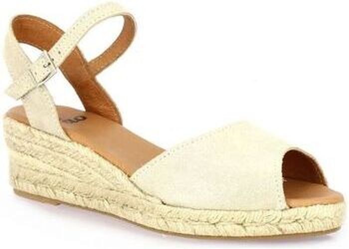 Espadrilles Espadrille cuir laminé Beige - Pao - Modalova
