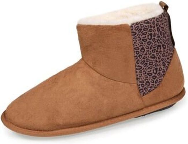 Chaussons Chaussons bottillons Léopard Camel Beige - Isotoner - Modalova