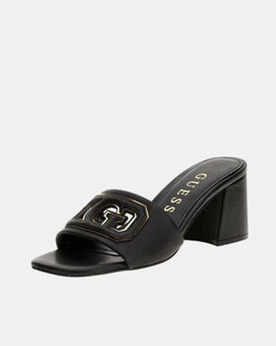 Sandales GALS FLJGAS LEA03 Noir - Guess - Modalova