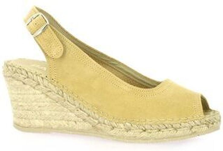 Espadrilles Espadrille cuir velours Marron - Pao - Modalova