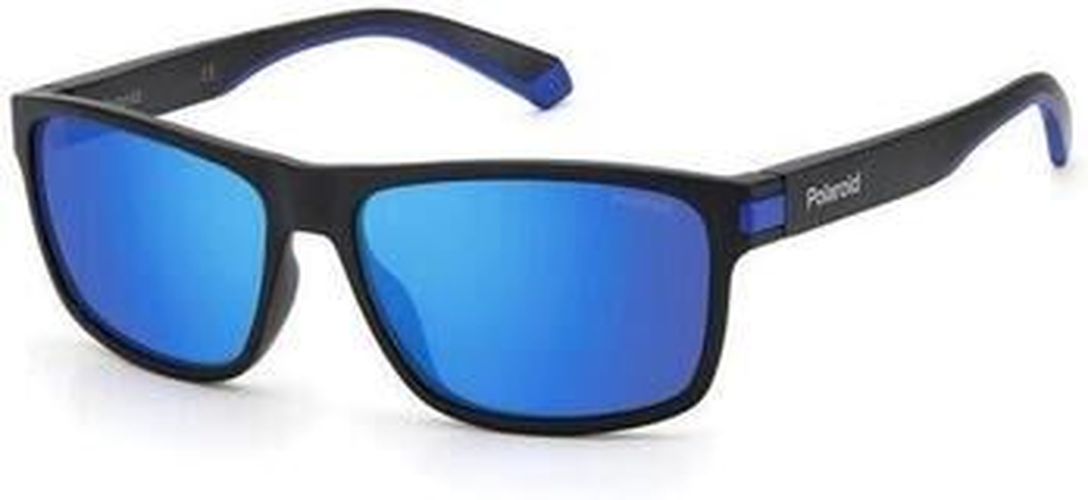 Lunettes de soleil PLD 2121/S Lunettes de soleil, Noir mat/Bleu, 58 mm - Polaroid - Modalova