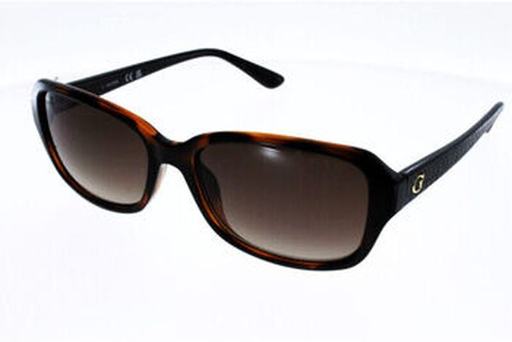 Lunettes de soleil Femme 7595 S Ecaille noir de forme rectangulaire Multicolore - Guess - Modalova