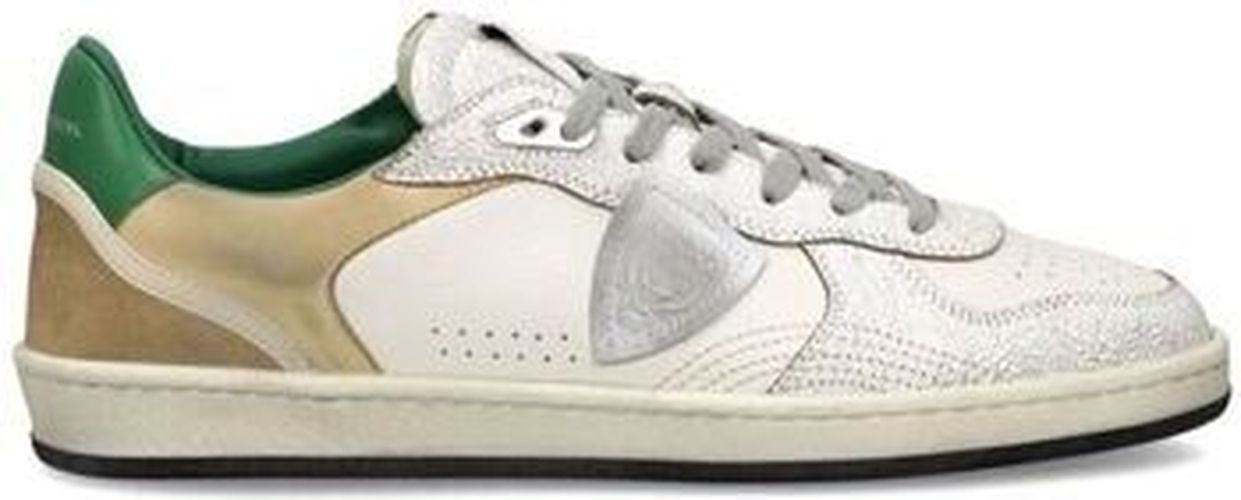 Baskets basses PGLU VC03 PGAL-BLANC VERT VC03 Blanc - Philippe Model - Modalova