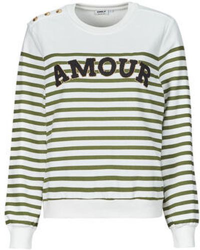 Sweat-shirt ONLALLIE Kaki s - Only - Modalova