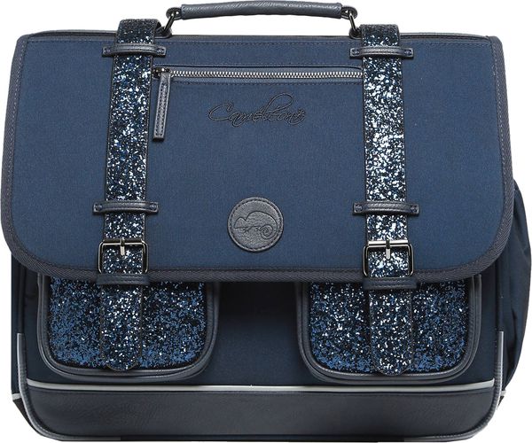 Cartable 41cm Vintage Fantasy Bleu - Cameleon - Modalova