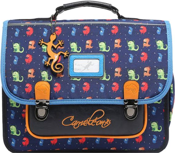 Cartable 35 cm Retro Bleu Multi - Cameleon - Modalova