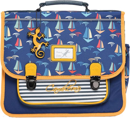 Cartable 35 cm Retro Bleu Multi - Cameleon - Modalova