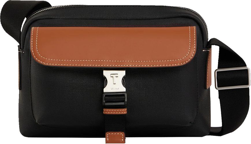 Petit sac bandoulière en cuir Maurice Noir Tan - Le tanneur - Modalova