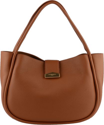 Besace en cuir Liane Pourchet Camel - Pourchet - Modalova