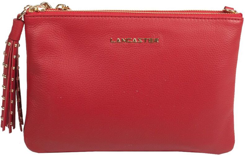 Pochette double cuir Mademoiselle Ana (Couleur: Rouge) Rouge - Lancaster - Modalova