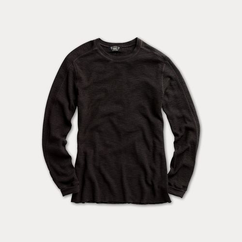 Pull col rond en maille gaufrée - RRL - Modalova