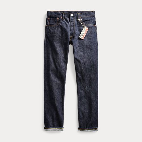 Jean droit taille basse lisière selvedge - RRL - Modalova