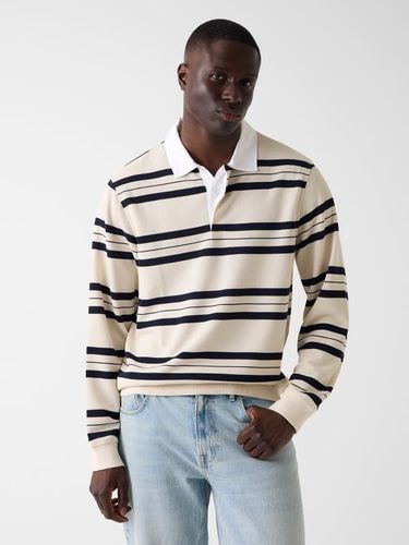 Pull À Col Polo Rayé - Guess - Modalova
