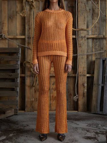 Pull En Maille Ajourée - Guess - Modalova