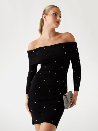 Mini Robe-Pull Strass - Guess - Modalova