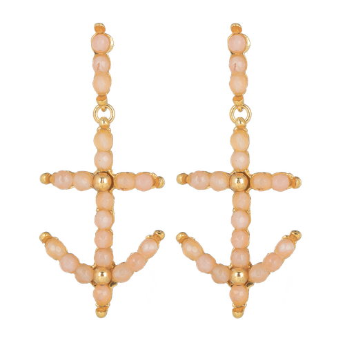 Oceano Earrings Pale Pink - Christie Nicolaides - Modalova