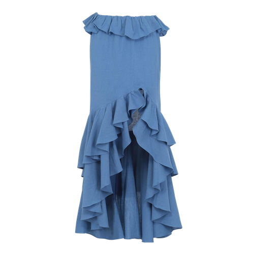 Raina ruffled skirt in blue - Amazula - Modalova