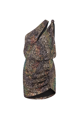 Eartha - One Shoulder Assymetrical Mini Dress - ILA - Modalova