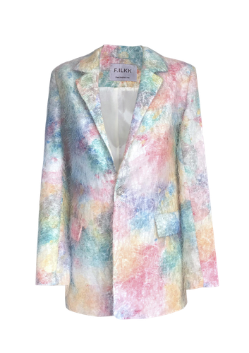 BLAZER JACKET PRINTED - F.ILKK - Modalova