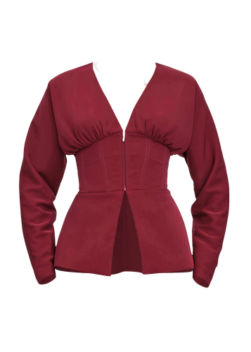 GIA CORSET BLAZER - PLUM - Andrea Iyamah - Modalova