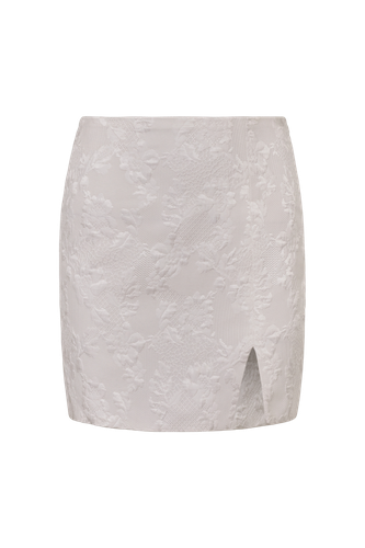 Nº10 Mini skirt with side slit - ANCOST - Modalova
