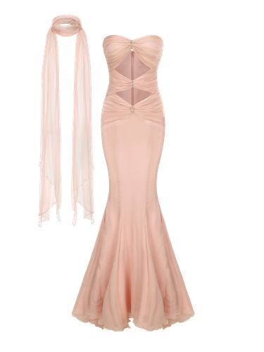 Cassandra Dress (Pink) - Nana Jacqueline - Modalova