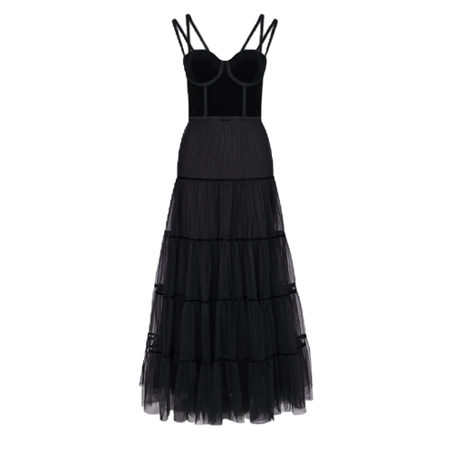 Tulle dress with velvet corset - Lily Was Here - Modalova