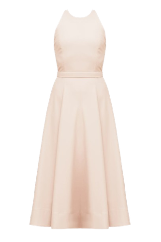 AVALON pastel pink vegan leather midi dress - UNDRESS - Modalova