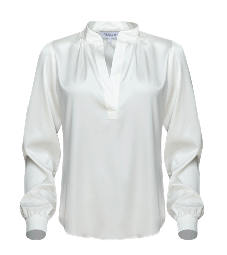 Blouse Caroline Silk Ivory - Vesna W - Modalova