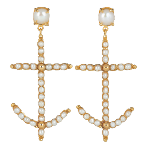 Marinaia Earrings Pearl - Christie Nicolaides - Modalova