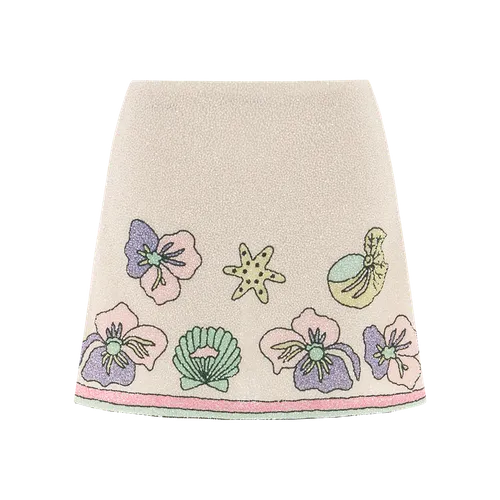 Tallulah Crystal Co-Ord Mini Skirt - Oceanus Swimwear - Modalova