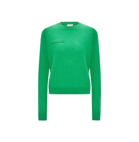 CASHMERE OSMANTHUS PATTERN CREW NECK TOP - XS - Knitwear - CRUSH Collection - Modalova