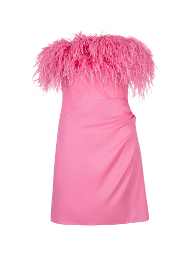 Pink Feather Dress - F.ILKK - Modalova