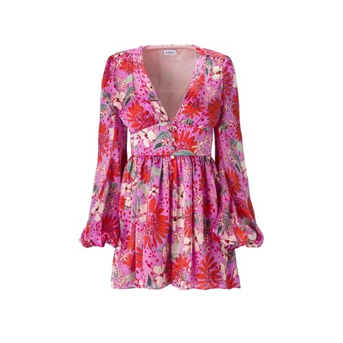Floral-print jumpsuit - Lita Couture - Modalova