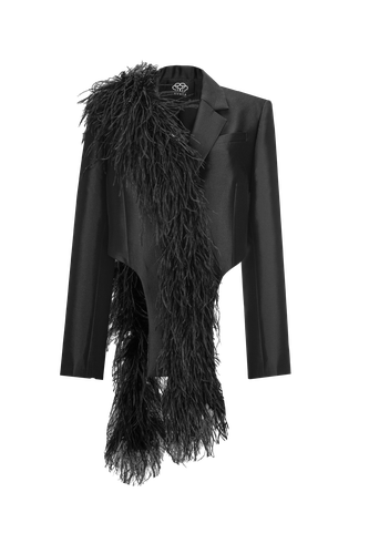 Jacket with Feathers - Santa Brands - Modalova