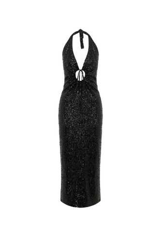 Ara - Midi Sequin Dress With Details In Front - ILA - Modalova