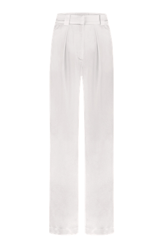 Satin trousers - Total White - Modalova