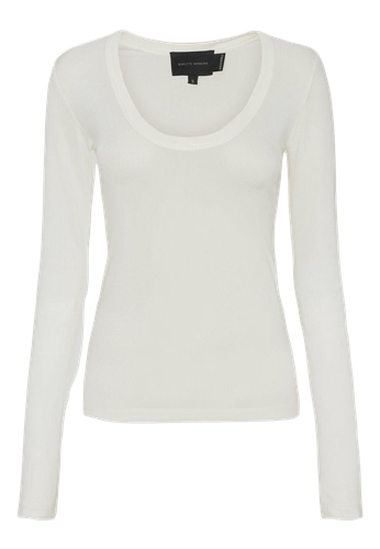 Indy T-Shirt l/s - White - HERSKIND - Modalova