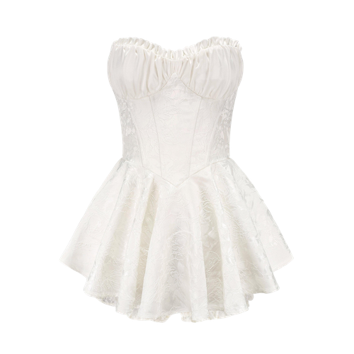 Airina Dress White - Nana Jacqueline - Modalova