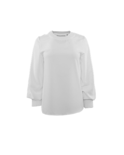 Dione Pleated Neck Top - THEO the label - Modalova